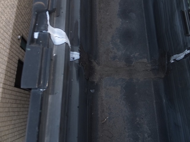 水漏れが生じた雨樋